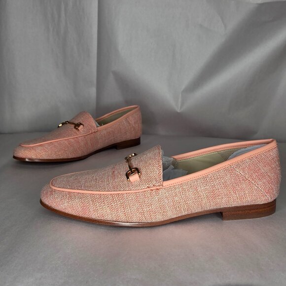 Sam Edelman Women's Loraine Pink Metlinen Flats Multiple Sizes - Picture 1 of 10